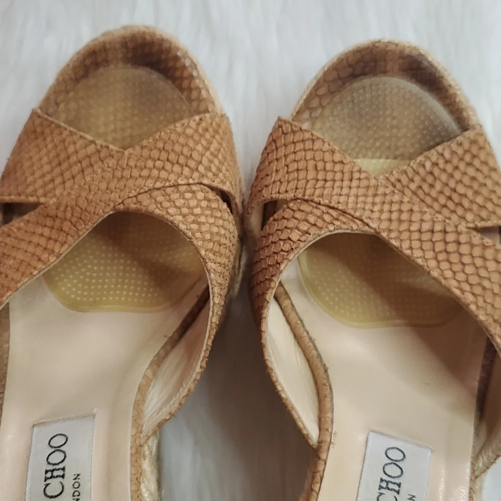 Jimmy Choo espadrilles sandals women size 40